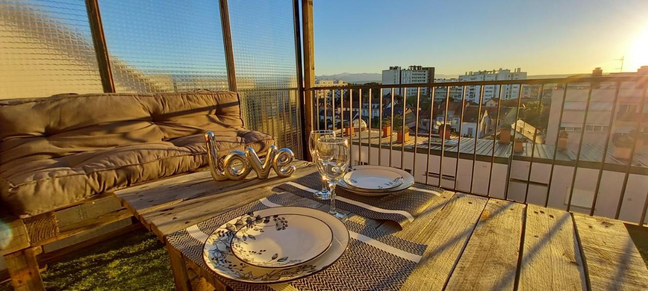Apartament La Dolce Vita -T2 52M2- Dernier Etage- Terrasse-Parking-Wifi Fibre Tarbes Zewnętrze zdjęcie