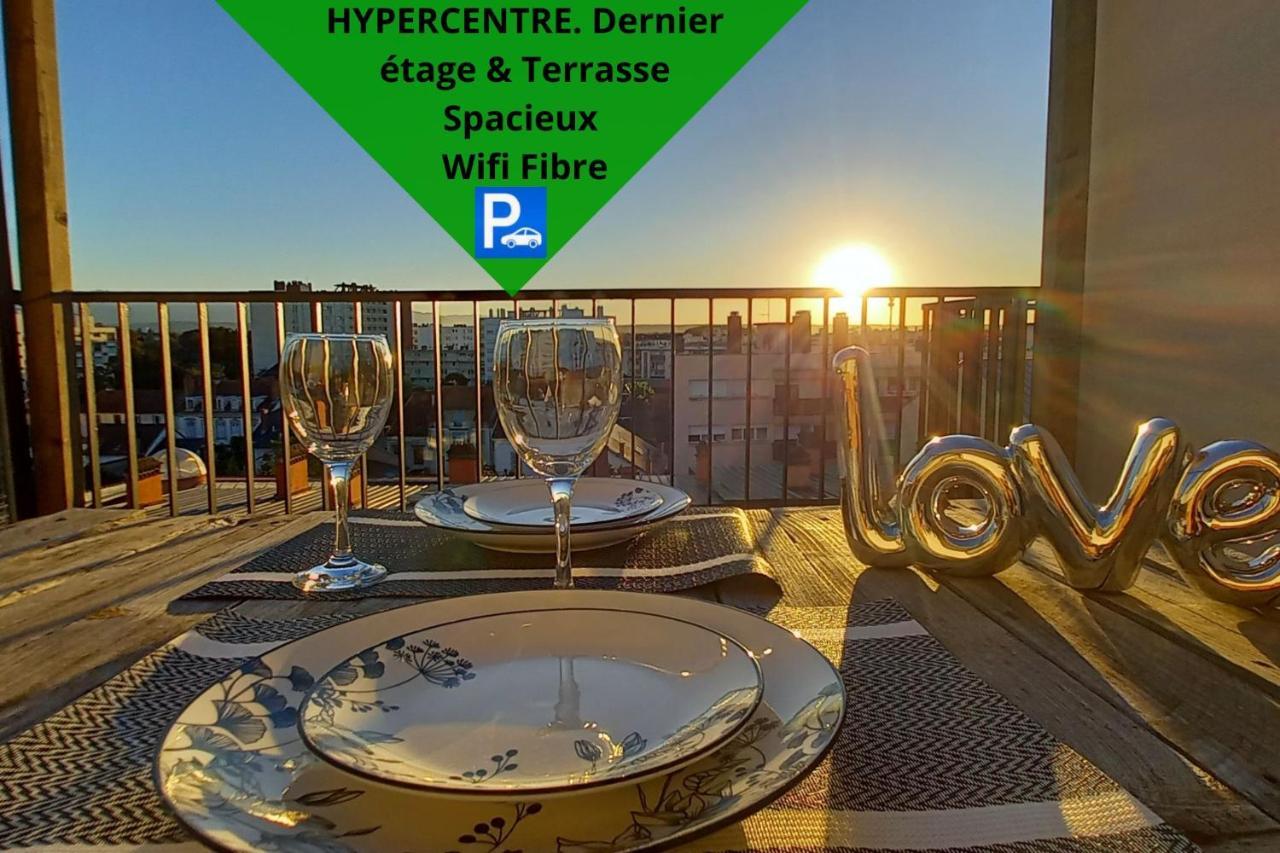 Apartament La Dolce Vita -T2 52M2- Dernier Etage- Terrasse-Parking-Wifi Fibre Tarbes Zewnętrze zdjęcie